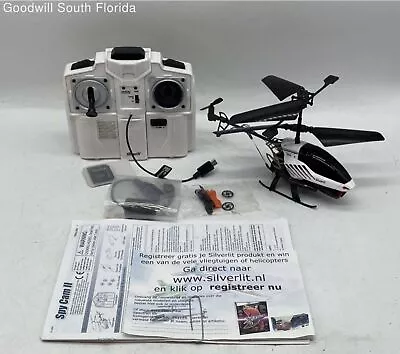Silverlit Spy Cam II Wide Angle Remote Control Helicopter Not Tested Incomplete • $14.24