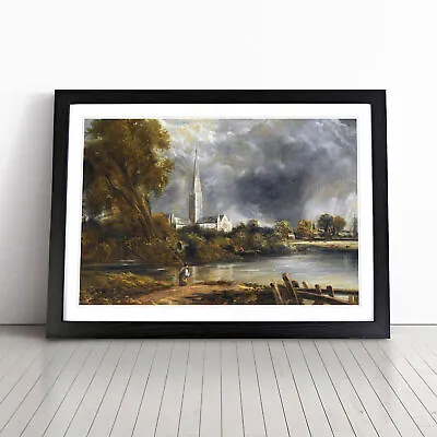 Salisbury Cathedral Vol.2 By John Constable Wall Art Print Framed Canvas Picture • £24.95