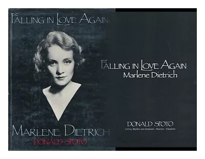 SPOTO DONALD (1941-) Falling In Love Again Marlene Dietrich / Donald Spoto 19 • £37.19