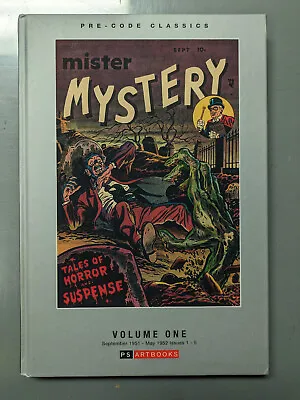 2018 PS Artbooks Pre Code Horror Classics Mister Mystery Vol 1 Hardcover Comic • $49.95