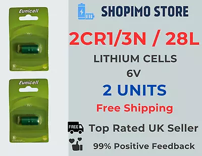 2CR11108 Battery 6V 2CR1/3N Batteries Lithium Dog Collar Cells Free Shipping X 2 • £7.95