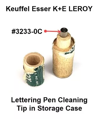 Vintage Keuffel Esser K+E LEROY Lettering Pen Cleaning Tip #3233-0C Drafting • $8.99