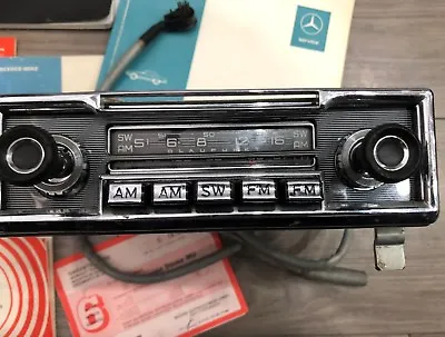 Vintage Blaupunkt KDB961 826B Car Radio 1972 Mercedes-Benz 450sl 380sl • $400