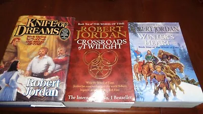 THE WHEEL OF TIME - 3 Books 91011. Large Hard & Soft  Covers In VGC • $29.99