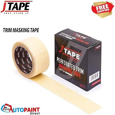J TAPE Trim Masking Tape Perforated 50mm X 10 METRE 1055.5010 • £16.89
