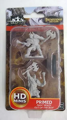 Pathfinder Battles Miniature ~ Male Half-orc Barbarian Hd • £4.95