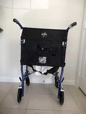 MEDLINE Ultralight Transport ChairsBlueF: 6 R: 8 - WHEELCHAIRTRANSPORTULT... • $150