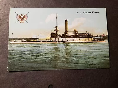 US MONITOR USS NEVADA BM-8 Unused Naval MULLER Postcard • $19.99