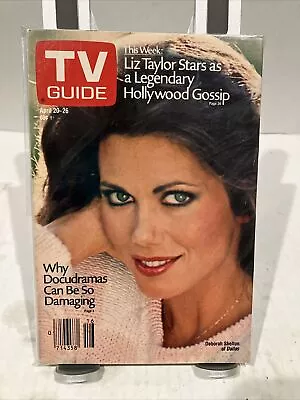 TV Guide - April 20 1985 - Dallas: Deborah Shelton - Elizabeth Taylor - Vietnam • £6.57