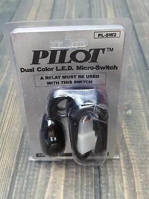 PILOT PL-SW2 Dual Color L.E.D. Micro-Switch On-Red LED Off-Green LED • $29.99