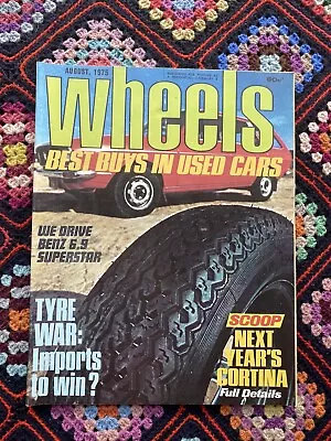 Wheels  Magazine Vintage August 1975  Cars Automobile  • $20