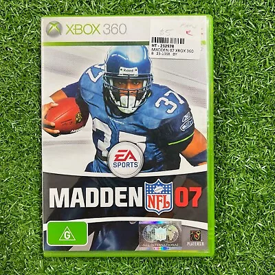 MADDEN 07 - XBOX 360 Game In Case With Manual • $5