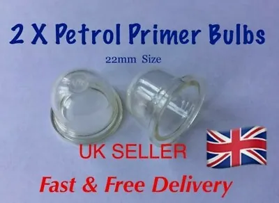 £3.15 • Buy Primer Bulb 2x 22mm McCulloch / Stihl Petrol Strimmer Etc  FREE Post ⭐⭐⭐
