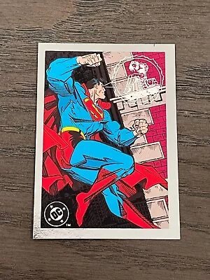 1993 Wizard SkyBox Superman Man Of Steel Silver Foil • $2.99