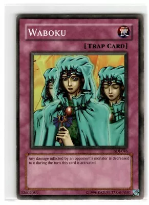 Yu-Gi-Oh! Waboku Common SDJ-046 Heavily Played Unlimited • $1.94