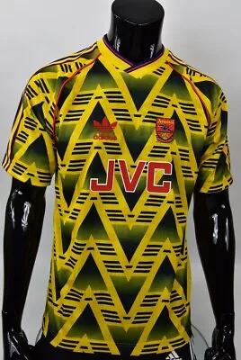 £349 • Buy GUNNERS Bruised Banana REMAKE 1991-93  Adidas Arsenal Away Shirt SIZE 2XL-XXL