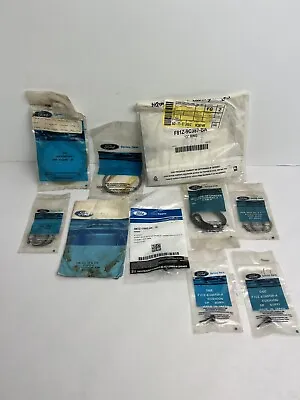 Ford Vtg NOS OEM FoMoCo Car Parts Lot: Snap Retaining Rings Cables Cushions + • $19.99