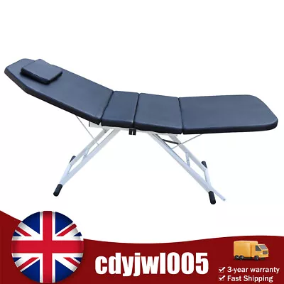 USED！！！Portable Folding Massage Table Beauty Salon Tattoo Therapy Couch Bed  • £70