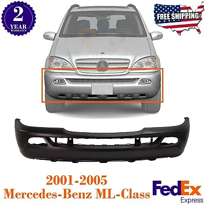 Front Bumper Cover Primed For 2001-2005 Mercedes Benz ML500 ML350 ML320 • $295.46