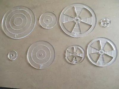 1 2 3 And 4 Inch Templates Blast Spell Effect Wargames Warhammer 40K D&D Spectra • £5