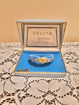 $375 • Buy Antique Bulova Womens Watch In Original Case 14K Gold Filled Windup Watch 1920s