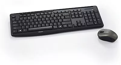Verbatim Wireless Silent Mouse & Keyboard Combo - 2.4GHz With Nano Receiver  • $30