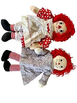 Talking Stuffed Plush Raggedy Ann Doll Approx 19   I Love You  APPLAUSE And Andy • $8
