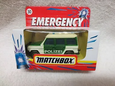 Matchbox Polizei Police Mercedes Benz 280ge Van Mb Sealed Box  • $12.95