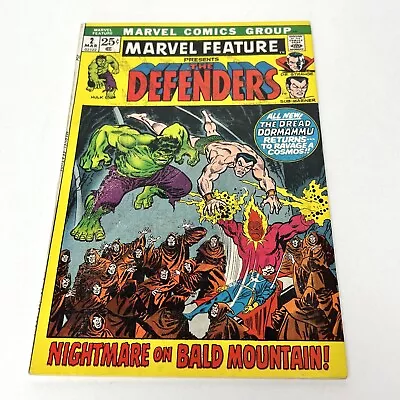 Marvel Feature The Defenders #2 1972 Dormammu Hulk Sub-Mariner Dr. Strange • $19.89