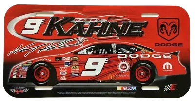 KASEY KAHNE #9 Nascar RACING Plastic License Plate  • $9.99