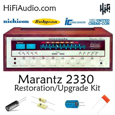 Marantz 2330 Rebuild Restoration Recap Service Kit Fix Repair Capacitor • $195