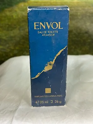Ted Lapidus Envol 25ml Edt Vintage Spray (20% Evaporated With Box) • $99.50