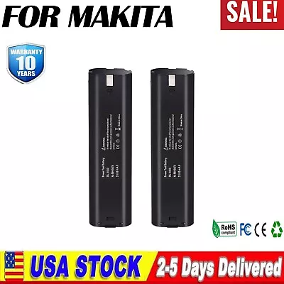 2PACK 9.6V Ni-MH Battery For Makita 9000 9001 9002 9033 9034 632007-4 6095D NEW • $17