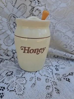 Vintage Honey Pot With Dipper • $14.99