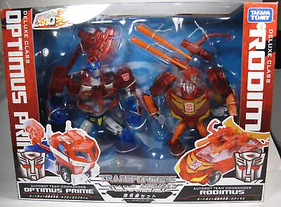 $99.99 • Buy Transformers Animated TA Optimus Prime & Rodimus Figure Takara Tomy Japan New