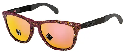 OAKLEY Frogskins Mix - Sunglasses OO9428-10 PRIZM - Splatter Red Black - RRP$200 • $97.12