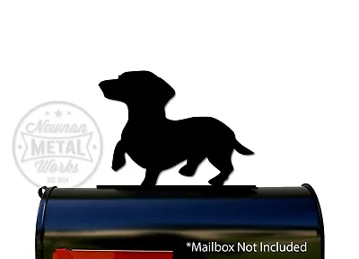 Dachshund - Metal Mailbox Topper / Sign - Powder Coated Steel - US Made • $35