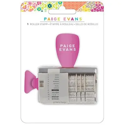 $13.49 • Buy Paige Evans Splendid Date Roller Stamp  1pc