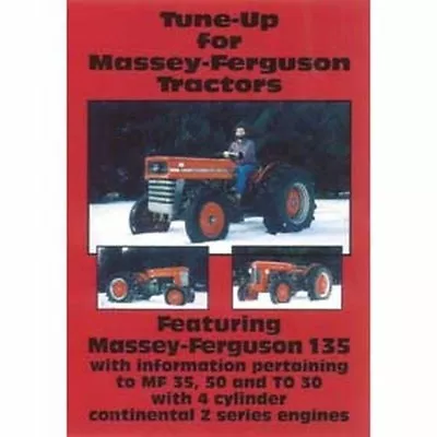 Massey Ferguson MF TO 135 35 50 30 150 20 40 202 Z 4cyl Tuneup Tune Service DVD • £26.61