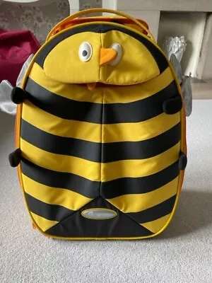 Samsonite Sammies Children's Cabin Luggage Wheelie Bag Bumble Bee • £20