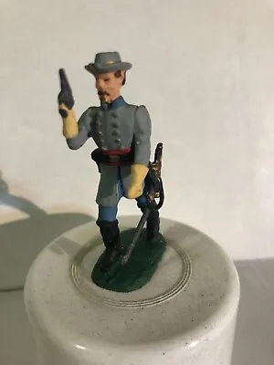 Bussler Miniature Confederate Officer Pistol Advancing 54 Mm 1/32 Painted RARE • $15