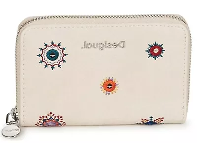 Desigual Women's Embroidery Fax-Leather Wallet BNWT • $59