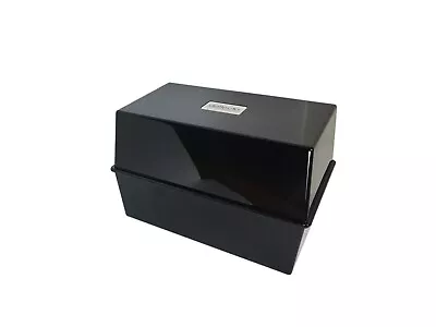 £4.90 • Buy Black Deflecto Office Index Record Card Filing Box - 250 Cards Capacity - 5 X 3 