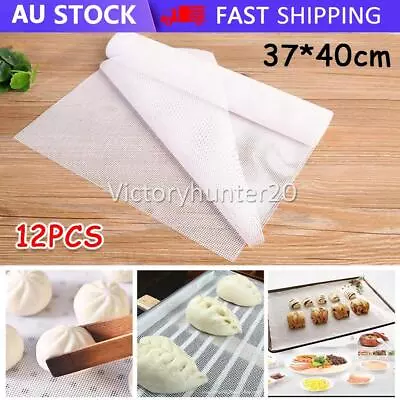 12x Reusable Non Stick Silicone Dehydrator Sheets For Fruit Dryer Mesh Food AU • $23.16