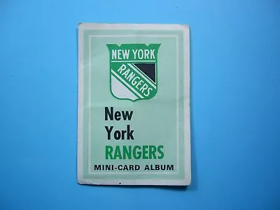1969/70 O-pee-chee 4-in-1 Mini Stamp Booklet New York Rangers Ed Giacomin Opc • $34.49