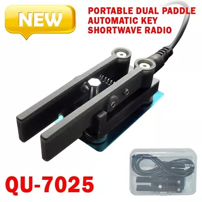 New Dual Paddle Automatic Key Shortwave Radio CW Morse Code Base Magnetic • $21.84