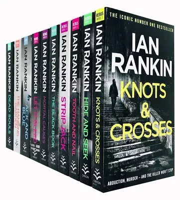 Ian Rankin Inspector Rebus Series Collection 10 Books Set By Ian Rankin PB NEW • £27.95