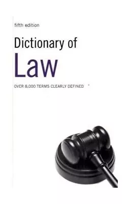 DICTIONARY OF LAW 4TH EDITION By Collin P.H. Book The Cheap Fast Free Post • £4.62