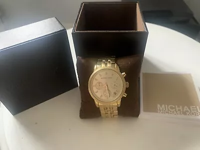 Michael Kors Ritz Ladies Watch MK 5676 Gold New • £29.99