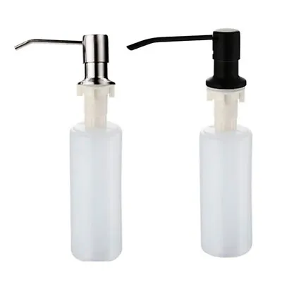 300ml Soap Dispenser Kitchen Sink Hand Pump Washing Up Liquid White ABS Bottle • £8.30